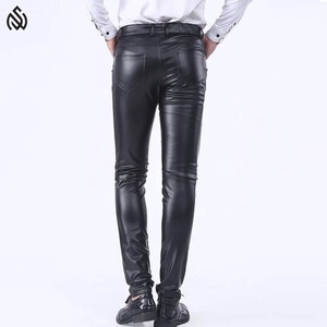 กางเกงหนังแฟชั่นผู้ชายกางเกงหนัง - Product Image 4