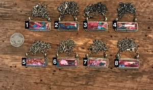 Turquesa Rosa Dalia Big Chief Collar Joyería hecha a mano - Product Image 2