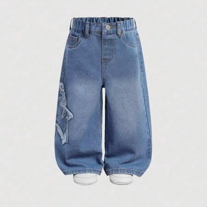 Vente en gros de nouveaux jeans en denim stretch pour femmes, pantalons stretch à boutons, pantalons taille haute, jeans décontractés pour garçons - Product Image 1