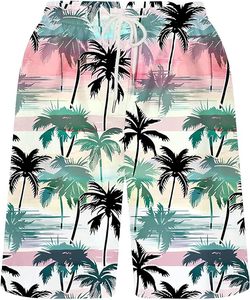 Short hawaïen de plage pour hommes, surf, course à pied, 100% polyester, séchage rapide, imperméable et décontracté - Product Image 6