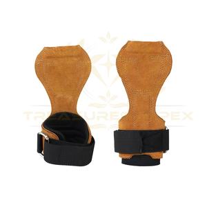 GIP Best Heavy Duty Gym Workout Muñequeras con agarre de mano Almohadillas de goma pesadas para levantamiento de pesas Cinturón de protección de la palma Uso deportivo - Product Image 3