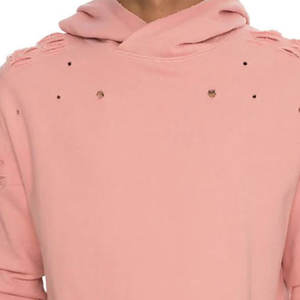 Venta al por mayor hombres desgastados sudaderas con capucha para la venta nueva moda algodón poliéster personalizar sudaderas con capucha - Product Image 5