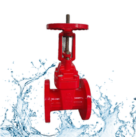 Vanne à boisseau sphérique en fonte ductile à siège élastique NRS à bride, joint souple DN150-600 Classe 150, manivelle manuelle, norme AWWA
