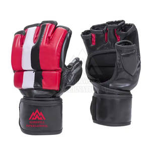 ถุงมือ MMA หนังสำหรับต่อสู้ชกมวยถุงมือ MMA แบบออกแบบได้ตามต้องการ - Product Image 1