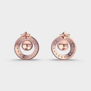 Green Emerald Cut Moissanite Engagement <b>Earrings</b> 925 <b>Silver</b> Bezel <b>Set</b> Wedding Push Back <b>Stud</b> <b>Earrings</b> with Charm - Product Image 2