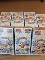 Boîte scellée originale PTCG SV8a Crystal Celebration EX version japonaise, boîte cadeau de cartes à collectionner de la famille Eevee