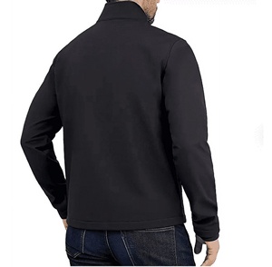 Chaqueta de Invierno Softshell para Hombre de Alta Calidad al por Mayor, para Deportes al Aire Libre, Escalada, Camping, Cuello Alto, Transpirable - Product Image 2