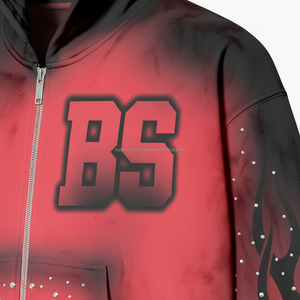 Sweat à capuche zippé à manches longues et séchage rapide pour adultes, matériel de haute qualité pour l'hiver, quantité minimale de commande bas, sweat à capuche surdimensionné pour hommes, vente en gros - Product Image 6