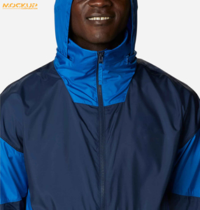 Veste coupe-vent pour homme sur mesure en gros, imperméable, légère, en softshell, polaire, randonnée, extérieur, réfléchissante - Product Image 4