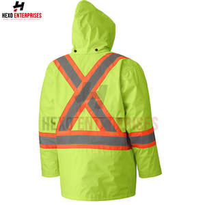 Vente en gros Veste de sécurité ignifuge de protection Vêtements de travail Vêtements de travail imperméables Veste de travail de haute sécurité - Product Image 2