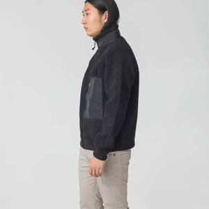 Veste polaire Sherpa à glissière intégrale de haute qualité-Vêtements d'extérieur chauds et confortables avec fermeture éclair-Idéal pour l'hiver et les vêtements décontractés - Product Image 3