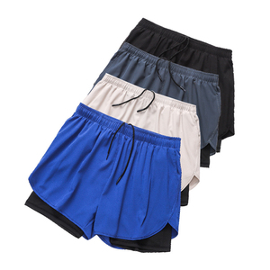 <b>Men</b> Quick-Drying Fitness Sports <b>Shorts</b> Fashion Custom Double Layer Gym <b>Sweat</b> <b>Shorts</b> for <b>Men</b> - Product Image 2