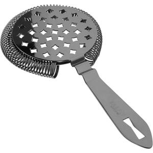 Premium Black Stainless Steel Hawthorne Cocktail Strainer Strong Spring Coil Precise Filtration Ergonomic Handle <b>Bar</b> <b>Tool</b> - Product Image 3