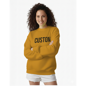 Sweat-shirt à col roulé vert uni pour femme, manches longues, décontracté, tricoté, 100% coton, automne, Trackstar, OEM, marque privée - Product Image 5