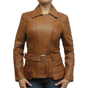 แจ็คเก็ตขี่มอเตอร์ไซค์หนังแท้นิ่มสีดำ100% ใหม่, แจ็คเก็ตขี่มอเตอร์ไซค์ระบายอากาศได้ดี - Product Image 5