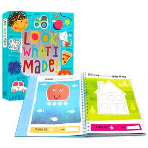 Libri da colorare per bambini personalizzati stampa bobina di rilegatura filo o rilegatura servizio di stampa di libri per bambini per bambini