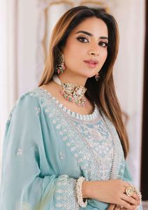 Vestido paquistaní de alta calidad, traje de fiesta, vestido de mujer, recién llegado, 3 piezas, vestido étnico de 4 estaciones para mujer - Product Image 2