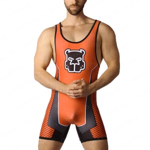 <b>Men's</b> Sexy Rayon Fitness Wrestling Singlet <b>Men</b> Vest <b>BodySuit</b> Jumpsuit <b>for</b> Active Wear And Sports Intimates Underwear Sleepwear - Product Image 2