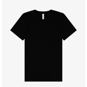 เสื้อยืดคอวีสีทึบมาใหม่เสื้อยืดสีดำแบบกำหนดเองสำหรับชายและหญิงระบายอากาศเสื้อยืดคอวีใช้ได้ทั้งชายและหญิงมีส่วนลดจำนวนมาก - Product Image 1