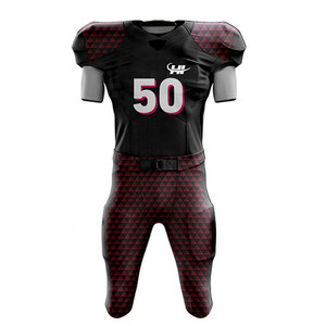 Nuevo Uniforme de Fútbol Americano para Adultos, Superventas, de Alta Calidad, Poliéster, Logotipo Personalizado, Transpirable - Product Image 1