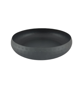 Standard Quality Iron Round Serving Bowl Black Color <b>Dinnerware</b> Bowls for Kitchen & Tabletop Customized Handmade - Product Image 5