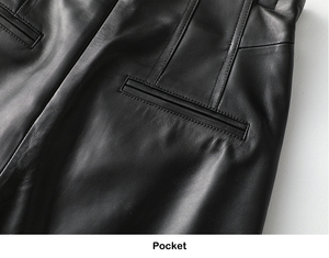 Short pour femmes de couleur unie personnalisé OEM short en cuir PU short décontracté à taille haute en similicuir - Product Image 6