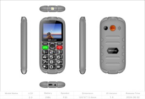 รุ่นที่เป็นมิตรกับสิ่งแวดล้อม2.0 "IP44แบตเตอรี่กันน้ำรอบ500ครั้ง<span class=keywords><strong>4G</strong></span> โทรศัพท์มือถือโทรศัพท์อาวุโส - Product Image 5