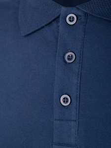 Camisetas Polo para Hombre, 95% Algodón, 5% Lycra, 180 GSM, Color Azul Marino - Product Image 5