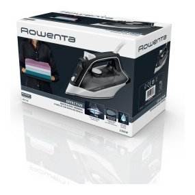 Plancha de Vapor DX1530 de 2200W, Blanca y Negra, 2 Planchas Eléctricas Eficaces - Product Image 2