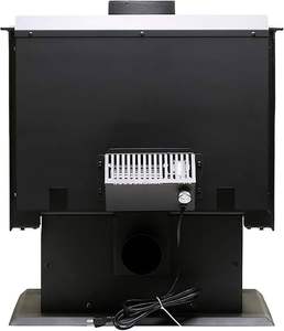 Ashley's AW2020-P Pedestal Wood Burning Stove 2,000 Sq. Ft. Capacity Cast Steel <b>Fireplace</b> Indoor Heating Workshop Bathroom Use - Product Image 3