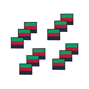 Logotipo personalizado Corps Ceremonial Music TRF X3 Insignia bordada de hierro Color azul TRF Bordado de 3 colores Decoraciones personalizadas al por mayor - Product Image 2