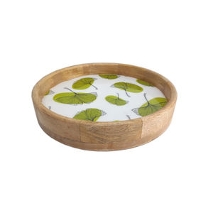 Cuenco de fruta de forma redonda de madera natural para utensilios de cocina de mesa ensaladera Hogar y hoteles cuencos para servir comida - Product Image 5