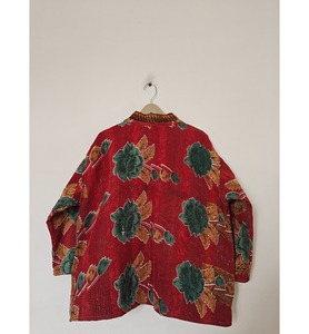 Women's Handmade Gudari <b>Jacket</b> Thick Cotton Kantha Indian Style Assorted <b>Vintage</b> Reversible Ethnic Leather <b>Jacket</b> - Product Image 6