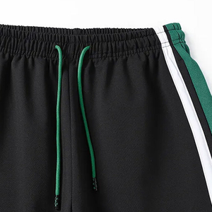 Conjunto Deportivo Ligero con Capucha para Hombre, Estilo Urbano, Color Sólido, con Cintura Elástica para Ejercicio al Aire Libre - 100% Algodón - Product Image 3