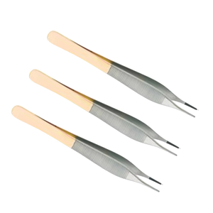 Juego de Instrumentos Quirúrgicos de Acero Inoxidable de Alta Calidad, Pinzas Adson Cruzadas Dentadas TC de 15 cm, Venta al por Mayor B2B - Product Image 4