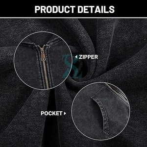 เสื้อฮู้ดผ้าฟลีซแบบรูดซิปสำหรับผู้หญิงเสื้อฮู้ดผ้าฟลีซโอเวอร์ไซส์ซักได้สำหรับฤดูหนาว - Product Image 5