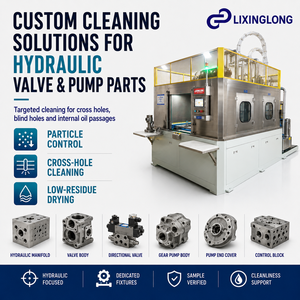 Équipement de nettoyage rotatif électrique personnalisé pour soupapes de pompes hydrauliques, pièces de haute pureté, <span class=keywords><strong>machine</strong></span> de nettoyage de moteurs OEM ODM - Product Image 1