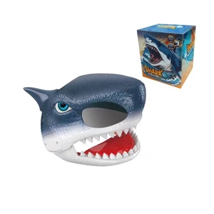 قناع سمك القرش وصل حديثًا ، قناع زي السمك ، أزياء جديدة للحفلات ، حيوانات بلاستيكية صلبة من الهالوين - Product Image 4