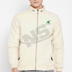 Veste Letterman de couleur unie sur mesure la plus vendue pour les hommes vêtements d'hiver durables de qualité supérieure Design unique Style décontracté - Product Image 1