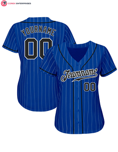 Maillot de baseball à rayures personnalisées Chemises de softball à rayures personnalisées Uniforme sportif à sublimation pour hommes femmes jeunes adultes - Product Image 6