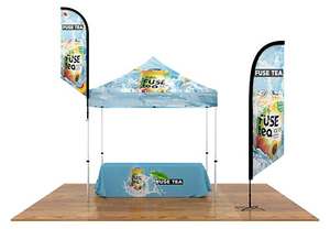Carpa de Exhibición Plegable Impermeable para Exteriores de Poliéster de 10x10 pies, Personalizada, para las Cuatro Estaciones, para Ferias Comerciales, Eventos, Gazebos, Toldos - Product Image 4