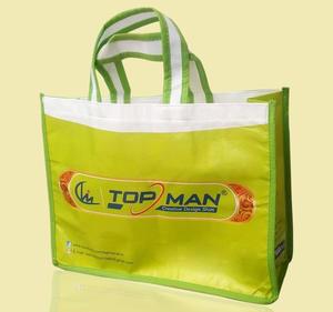 Sac à provisions en toile personnalisable Sac découpé en polypropylène non tissé avec motif à pois pour cadeau et logo de voyage imprimé - Product Image 3