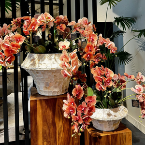 Le plus récent design moderne de luxe en nacre pots de fleurs et jardinières pot de fleurs de jardin au design unique du Vietnam B2B - Product Image 5