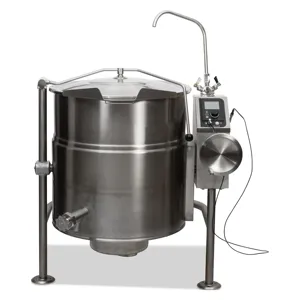 Olla Industrial Eléctrica Cleveland Range KEL100T de 100 Galones, Olla Basculante con Camisa de Vapor 2/3 - Product Image 2