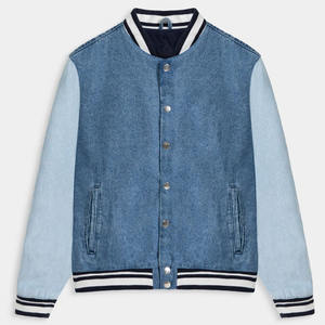 ผู้ผลิตเสื้อแจ็คเก็ตหนังปักคุณภาพสูงแบบกำหนดเองสำหรับผู้ชาย เสื้อแจ็คเก็ตวาร์ซิตี้แบบกำหนดเอง - Product Image 2