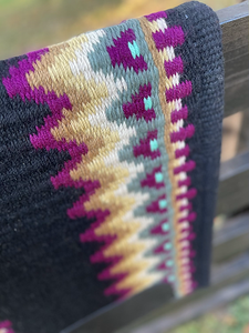 Couverture de selle Western Show Horse Design néo-zélandais Couverture de selle en laine faite à la main Top Tapis de selle en laine Taille - Product Image 3