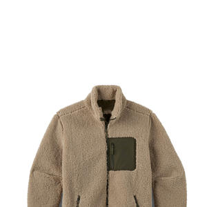 Thick Plush <b>Sherpa</b> Zipper-Up <b>Hoodie</b> Digital Printing Polyester/Cotton Anti-Pilling Outdoor Casual Winter Sweatshirt Regular <b>Men</b> - Product Image 2