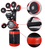 Heavy Duty 12-Target Punching Bag Stand Multi-Target Kick Boxing Machine avec des cibles en PU pour l'entraînement