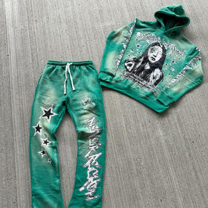 Diseño personalizado chándal ligero con capucha para hombres pantalones de chándal conjuntos de Jogger para correr y trotar ropa deportiva sudadera ropa - Product Image 4