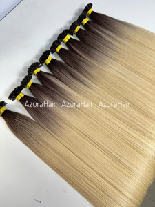 ลดราคาเดือนกันยายน ขายส่ง-ขายปลีก ผมต่อเวียดนามแท้ คุณภาพพรีเมียม แบบ Double Drawn ต่อแบบ Machine Double Weft  ปลายแบน  ต่อแบบเคราติน  เนื้อผมนุ่มสลวย - Product Image 2
